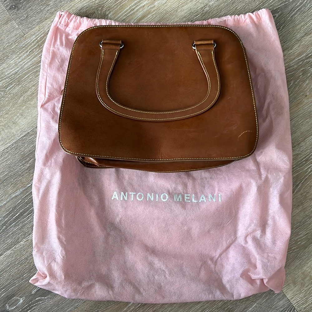 Brown leather Antonio Melani Purse